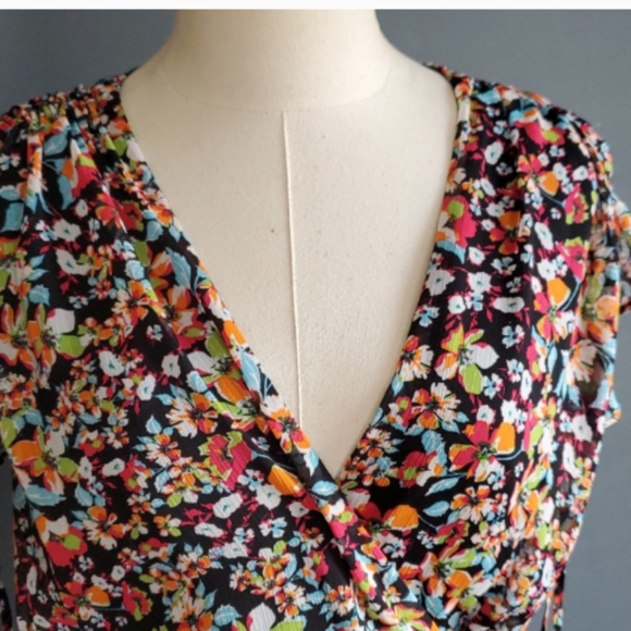 Tahari ASL Floral  Maxi  Dress Cottagecore - Picture 6 of 14